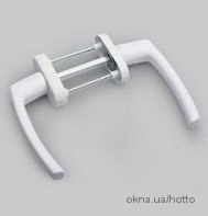 Двусторонняя балконная ручка-моноблок 100 мм